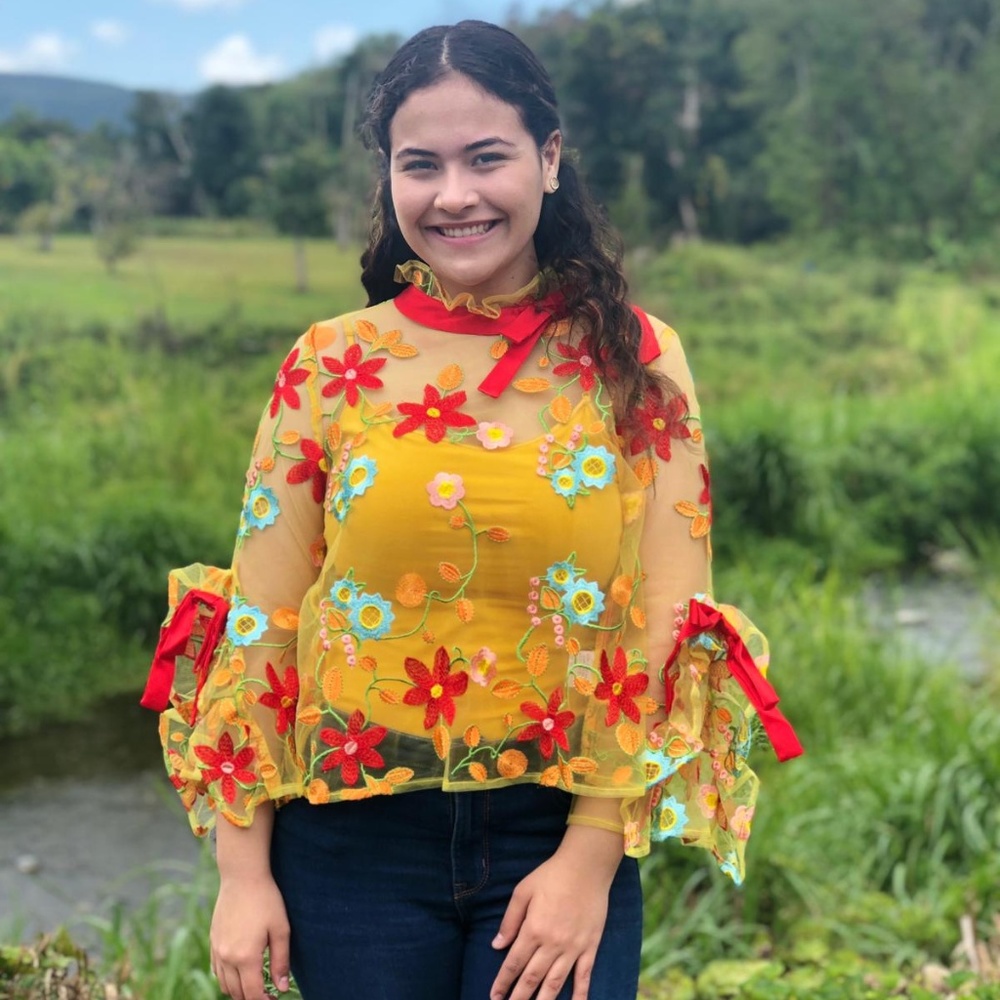Hesperous blouse flowers